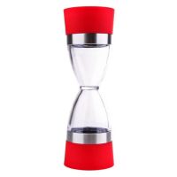 QTCF-Manually 2 In 1  Shape Dual Salt Pepper Mill Spice Grinder Pepper  For Kitchen Cooking Tools Easy To Clean