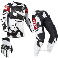 Dirt MoFox PRIX 180 Motorcycle Riding Protective Gear Sets MX XC Pants Qiuck-dry MTB Jersey Gloves Sock Cycling Suits Combos