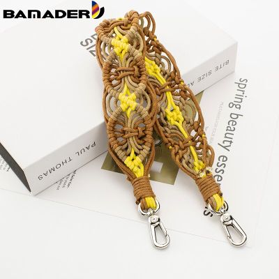 BAMADER Woven Bag Strap Wrist Band For Woman Bags Fashion Replacement Purse Handbag Handle Bag Straps DIY Woven Bag Accessories