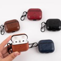 [Woo Fashion Case] สำหรับ Airpods 3เคสมือถือหนังสำหรับ AirPods 3rd Gen เคส2021กันกระแทก Coque Airpod Airpods2 Pro Capa