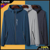 VUUG 5XL Camping Jacket ชายและหญิง Windproof Coat ฤดูร้อนบาง ๆ วิ่งชายกีฬาเสื้อแจ็คเก็ตกันน้ำ