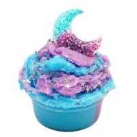 60ml Colorful Cloud Slime Fluffy Polymer Antistress Charms All For Moon Slimes Cotton Crystal For Clay Kids Decompression Toys