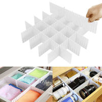 8pcs DIY Adjustable Drawer Separator Plastic Divider Clapboard Closet Storage Shelves Underwear Socks Organizer Gadgets