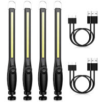 ใหม่ซังไฟฉาย LED แม่เหล็กแสงทำงาน USB ชาร์จไฟฉายตะขอโคมไฟแบบพกพาการตรวจสอบแสงตั้งแคมป์โคมไฟซ่อมรถ