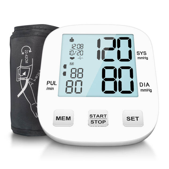 HealthTree Rechargeable Blood Pressure Monitor Sphygmomanometer ...