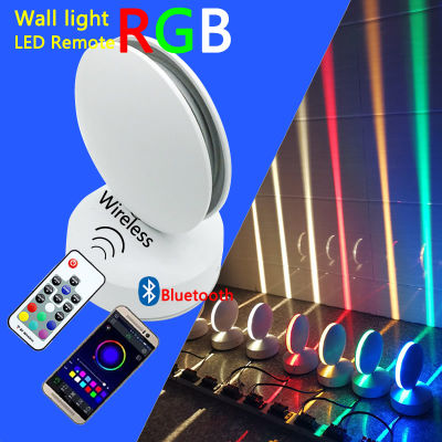 12W LED wall light RGB Remote Windows sill Lamp Home Door frame Corridor Balcony Garage Ho Restaurant Lighting IP67 110V 220V
