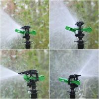 360 Degree Rotating Jet Sprinklers Adjustable Rocker Nozzles 1/2 quot; Male Thread Garden Farm Irrigation Sprinklers With Support