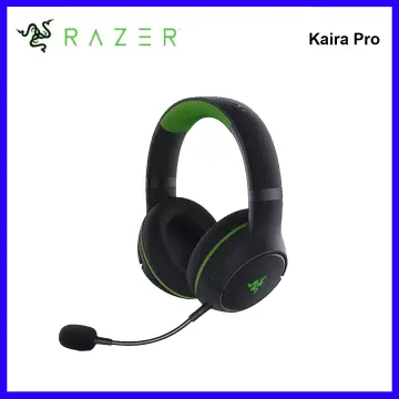 Razer Kaira Pro HyperSpeed Wireless Gaming Headset with Haptics for  Playstation 5 / PS5, PS4, PC, Mobile: Titanium 50mm Drivers - Hybrid Mic -  Low