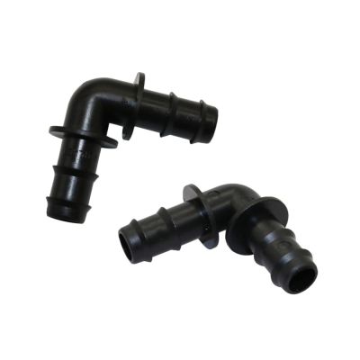【YF】๑  12mm Elbow Connectors Garden Irrigation Greenhouse System Pipe Connection Fittings 5 Pcs
