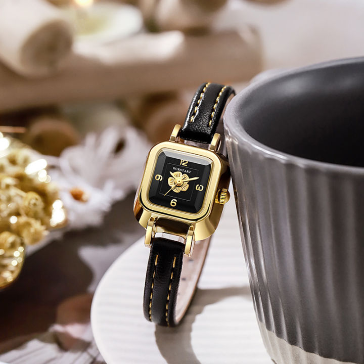 2023new Watch Women Fashion Casual Leather Belt Watches Simple