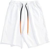 HOUKAI Men Loose White Shorts Mens Sport Five Minutes of Pants Mens Trousers Summer Thin Pants, Beach Pants (Color : OneColor, Size : M Code)