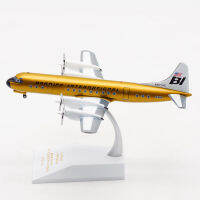 Diecast 1200 Scale L-188 N9710C ndiff International Airlines เครื่องบินรุ่น Alloy With Landing Gear เครื่องบินสะสม