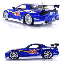 Jada 1:24 1993มาสด้า RX-7จำลองสูง D Iecast รถโลหะอัลลอยรุ่นรถเด็กของเล่นของขวัญคอลเลกชัน J318