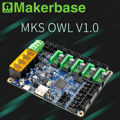 Makerbase MKS นกฮูกคณะกรรมการ32Bit 150เมกะเฮิร์ตซ์ LPC5528คณะกรรมการควบคุม3D ชิ้นส่วนเครื่องพิมพ์ TS35 USB ดิสก์ U พิมพ์
