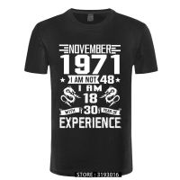 November 1971 Years Vintage Fashion New Tee Shirt New Summer Style Men Printed T-Shirt New Graphic Tshirt Fast Ship