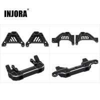 INJORA CNC Aluminum Shock Hoops Bumper Mount for 1/6 RC Crawler Car Axial SCX6 Jeep JLU Wrangler