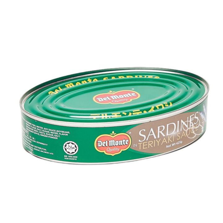 Del Monte Sardines in Teriyaki Sauce Oval 425g | Lazada PH