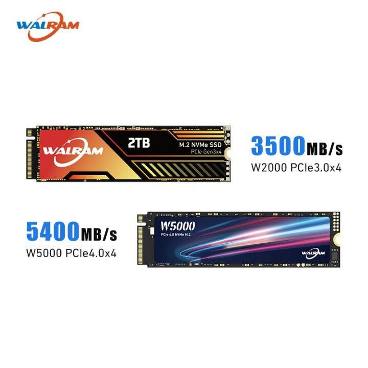 WALRAM NVMe SSD 500GB 1TB 2TB SSD M2 PCIe 4.0x4 NVMe M.2 PCIe SSD Disk