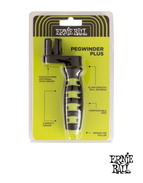 ernie-ball-p09604-pegwinder-plus-ที่งัดหมุดกีตาร์-ที่หมุนลูกบิดกีตาร์-สำหรับกีตาร์โปร่ง-กีตาร์ไฟฟ้า-กีตาร์เบส