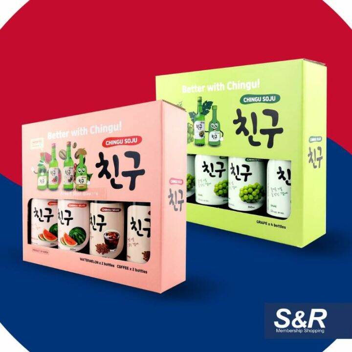 S&R Chingu Soju 4x360ml Lazada PH