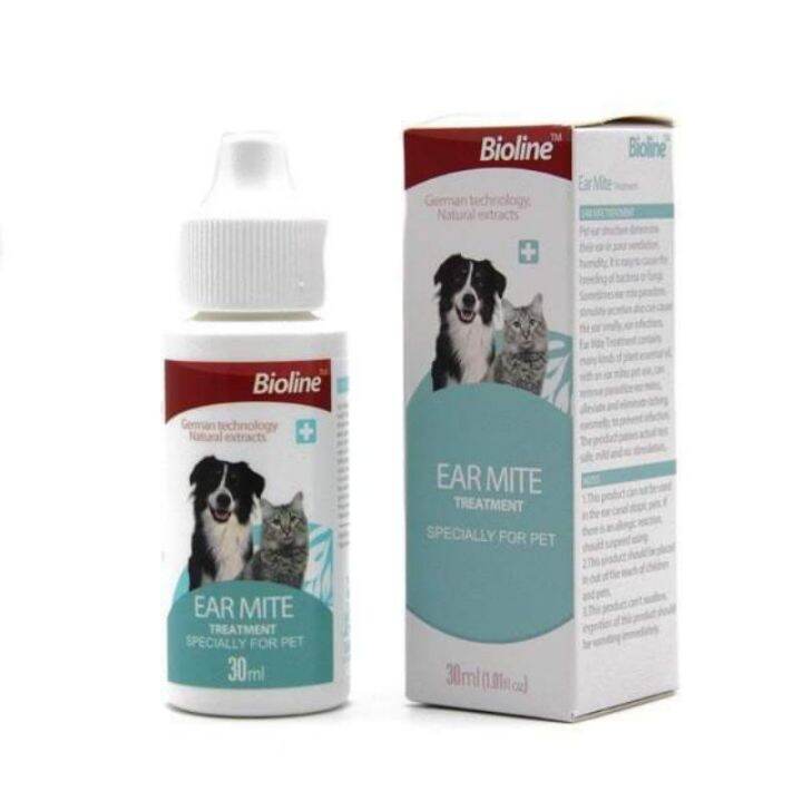 Bioline ear Mite treatment for Dogs/Cats 50 ML Lazada PH