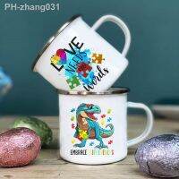 Love Need No Words Print Mug Autism Awareness Kids Cup Autism Child Drink Milk Mugs Puzzle Piece Autism Cups Gifts for Children