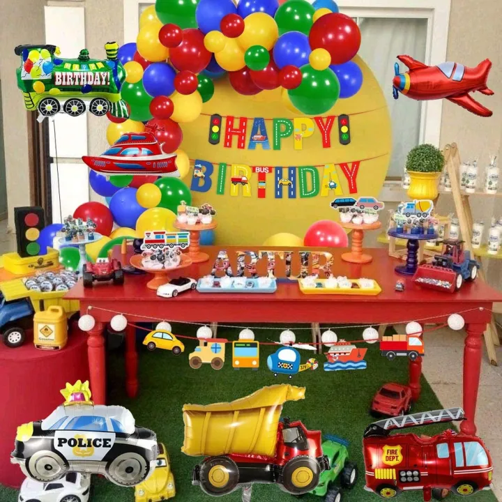 leo the truck birthday decorations