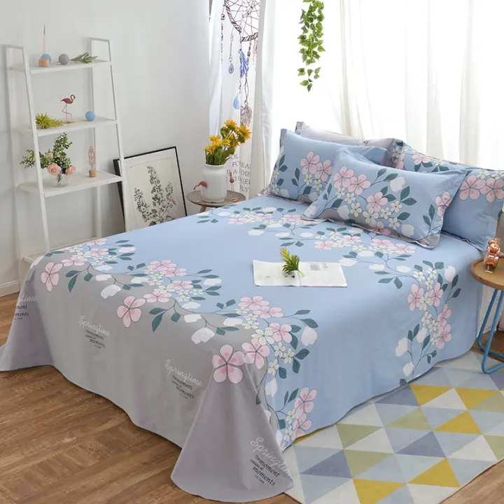 Pure cotton bed sheet piece cotton dormitories 0.9 m 1.2 m single 1.51