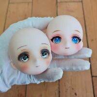 (Popular toys) ใหม่อะนิเมะตุ๊กตาหัวแต่งหน้าน่ารัก14มม. ตา1/6 Bjd 28ซม. อุปกรณ์เสริมสำหรับเด็กของเล่นเส้นรอบวง18ซม.