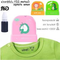 ✉✺ Cartoon Unicorn Custom Name Stamp For Clothing Personalise For Baby Student Clothes Chapter Childrens Seal Cute For Kids