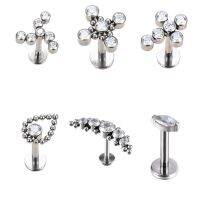 【LZ】♈▫  G23 titânio cz lábio orelha studs labret cartilagem da orelha tragus hélice parafuso de perfuração fit top 16g gótico confortável piercing jóias corpo