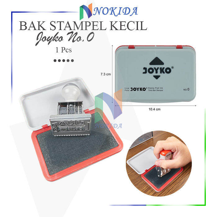 Nokida Bak Stempel Joyko Ukuran Standar [No. 0] / Stamp Pad Joyko Kecil ...