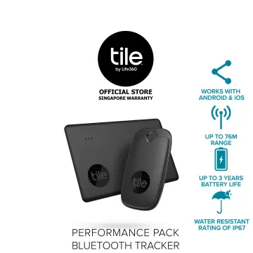 Tile Pro (2020) 2-Pack - High Performance Bluetooth Tracker, Keys Finder &  More