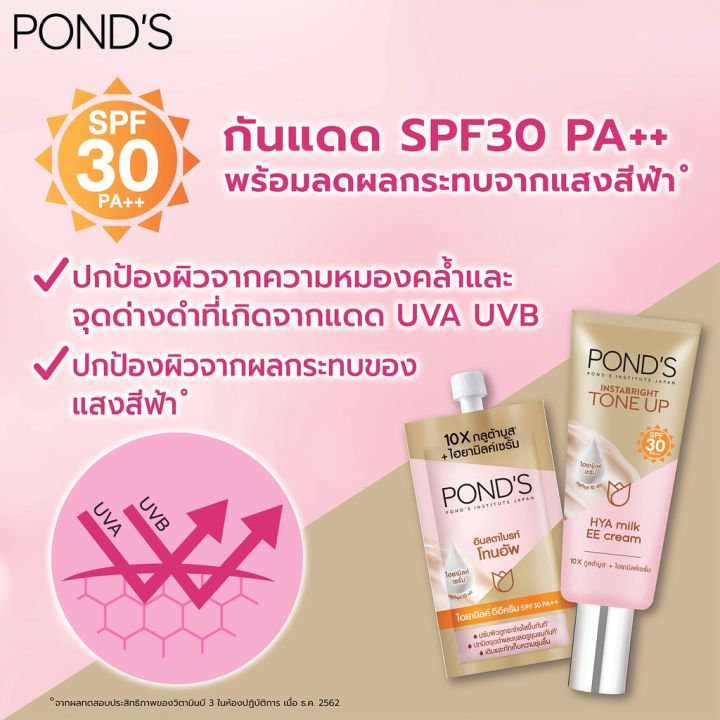 พอนด์ส-ไฮยามิลค์-อีอีครีม-spf30-pa-ซอง-7-กรัม