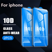 10D กระจกนิรภัยเต็มจอฟิล์มไอโฟนสำหรับ iPhone 11 Pro Max 14 6 7 8 Plus 14 12 13 Pro Max SE 2020 20222 XR X XS Max glass full cover ป้องกันหน้าจอฟิล์มป้องกันไอโฟน