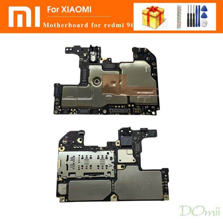 Motherboard Tidak Terkunci Asli untuk Xiaomi Redmi 9T Mainboard Papan