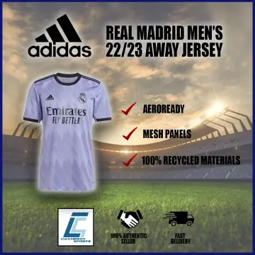 Real Madrid 22/23 Away Long Sleeve Men Authentic Jersey