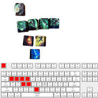 League Of Legends Custom All Summoner Heroes Personality Keycap For Mechanical Gaming Mini GK61 ANNE PRO 2 60 คีย์บอร์ด Keycaps