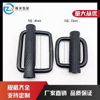 [COD] stainless steel 316 knurled word buckle Adjustment belt accessories Slidable webbing three-speed