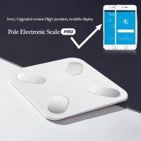 Bluetooth Weight Scale Floor Electronic Bathroom Scale High Precision Scales LED Dispaly BMI Body Fat Muscle Mass Analyzer White