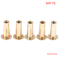 Heishada 5ชิ้น M4 M6 M5 M8หมุดโลหะกลีบลีบน๊อตหมุดย้ำสลักเกลียวดึงสีสังกะสีชุบสังกะสีป้ายทะเบียนรถสกรูแบบคงที่