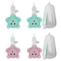 Child care Kids Vacuum Suction Sniffling Equipment Cartoon Bear Silicone Baby Safety Nose Cleaner Newborn Nasal Aspirator Cups