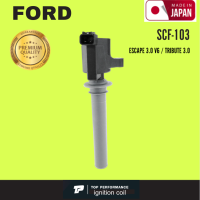 Ignition coil ( ประกัน 1 เดือน ) คอยล์จุดระเบิด FORD ESCAPE 3.0 V6 / TRIBUTE 3.0 ตรงรุ่น - SCF-103 - SURES MADE IN JAPAN - คอยล์หัวเทียน ฟอร์ด มาสด้า