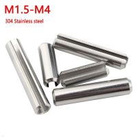 20/50/100pcs M1.5 M2 M2.5 M3 M4 A2 304 Stainless Steel Spring Pin Cylindrical Elastic Open Pin Positioning Pin