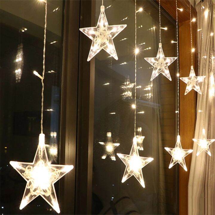 garland-fairy-lights-led-star-string-curtain-light-outdoor-for-party-room-new-years-wedding-christmas-home-festoon-decorations