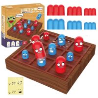 【HOT】♝☁ Tabletop Games Kids Solitaire Board Game Tick Tac Toe Table