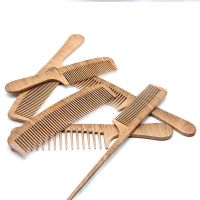 【HOT】 Pear Comb Scalp Massage Anti Tangling Wood Static Hair