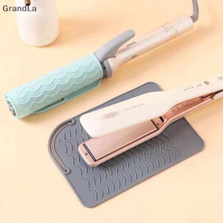 1pcs Silicone Heat Resistant Mat Pouch For Curling Iron Hair