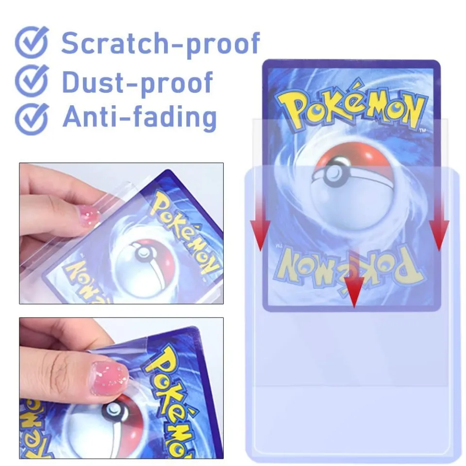 Transparent Card Sleeves Playing Game Album Pokémon Map Collectors