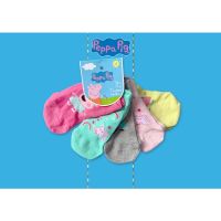 ✅ [UK6-8.5] Peppa Pig 5 Pack Socks ถุงเท้าเปปป้า พิก 5 คู่ในเซต
